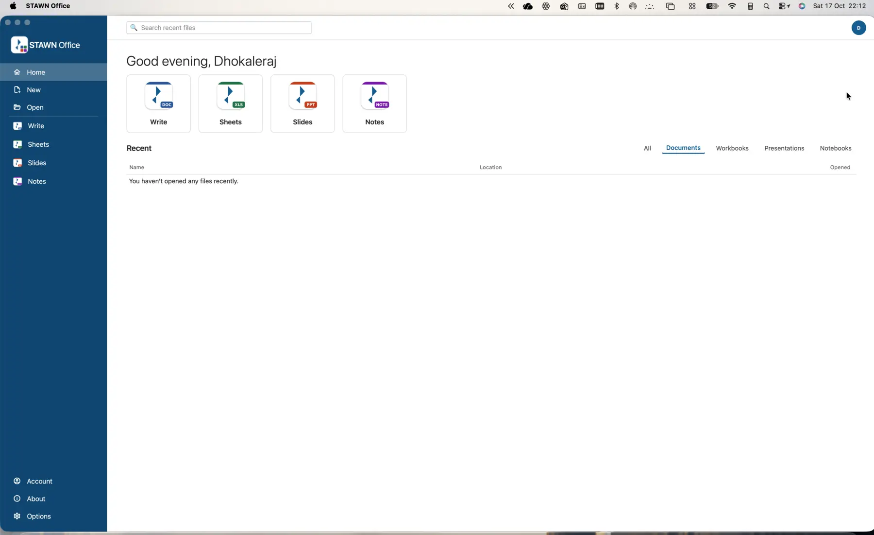 STAWN Office Pro screen