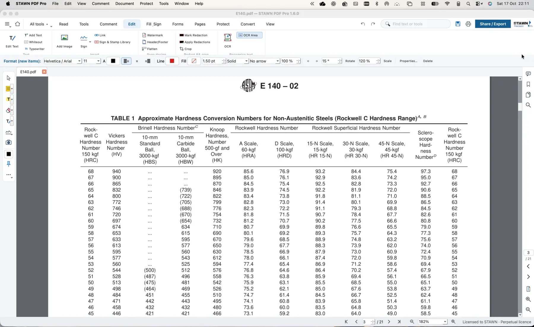 STAWN PDF Pro screen